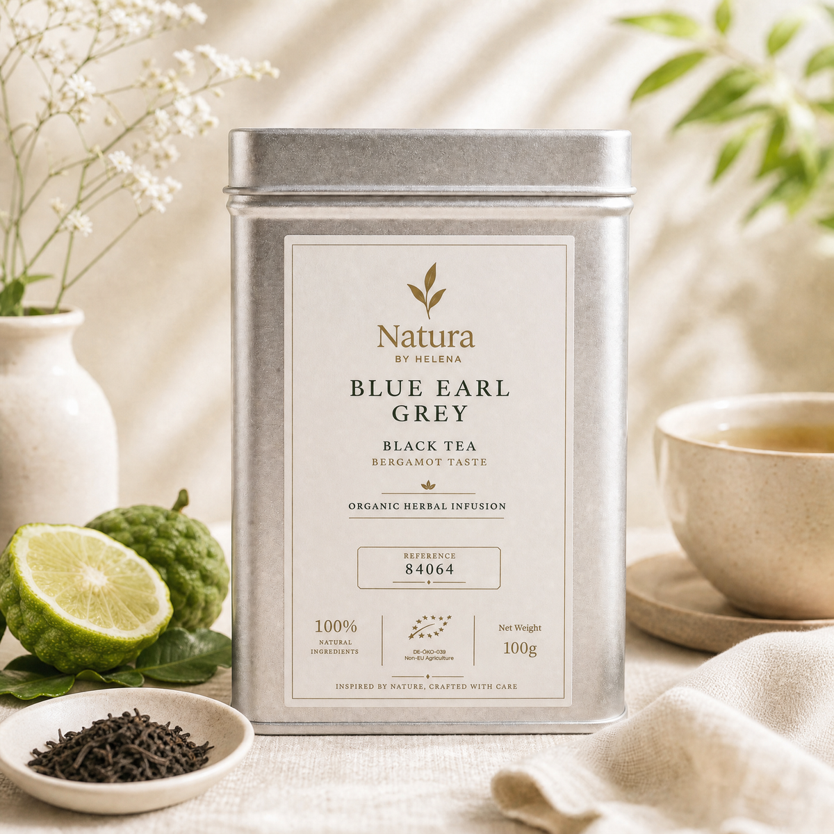 Blue Earl Grey Organic — Black Fruit Tea