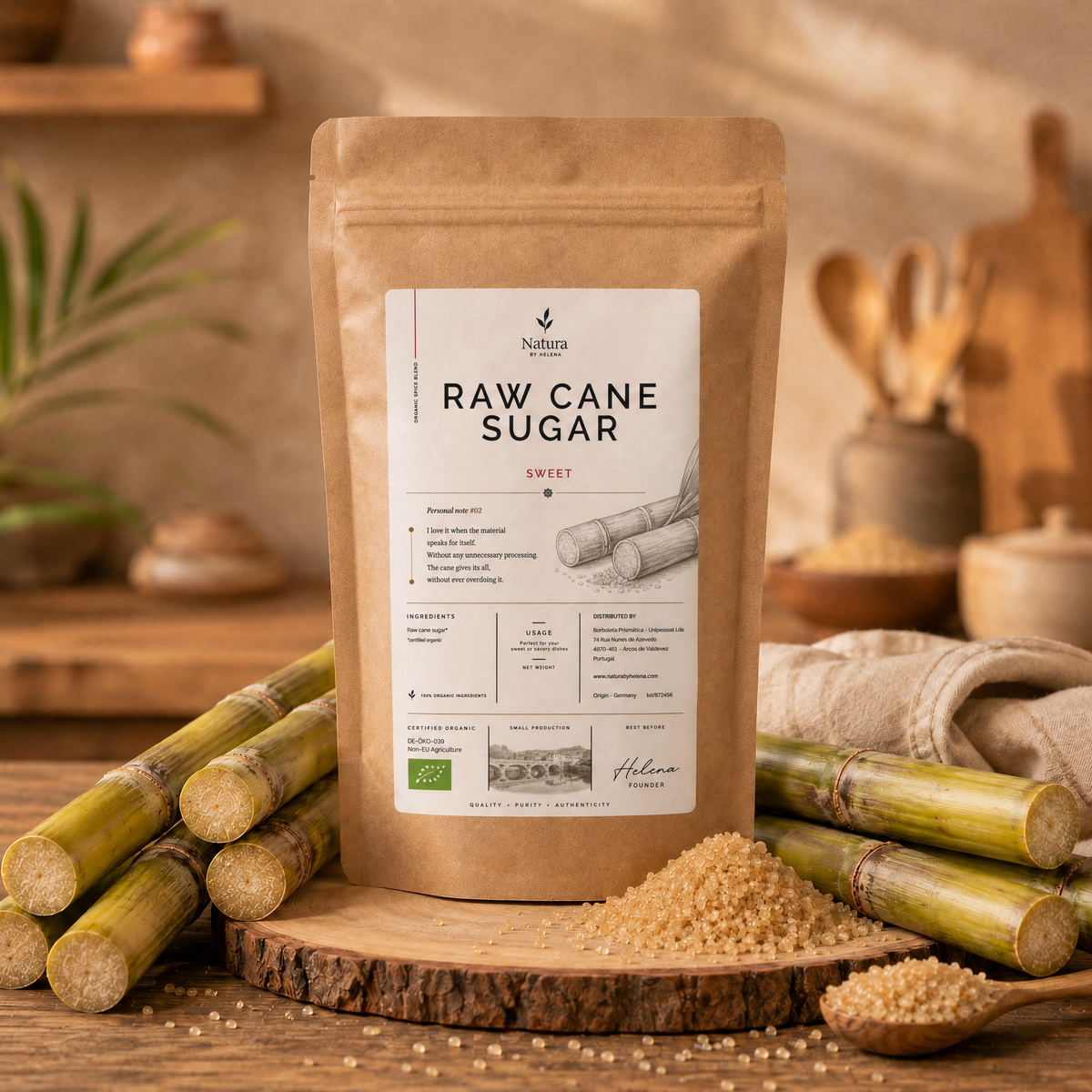 Raw Cane Sugar Organic