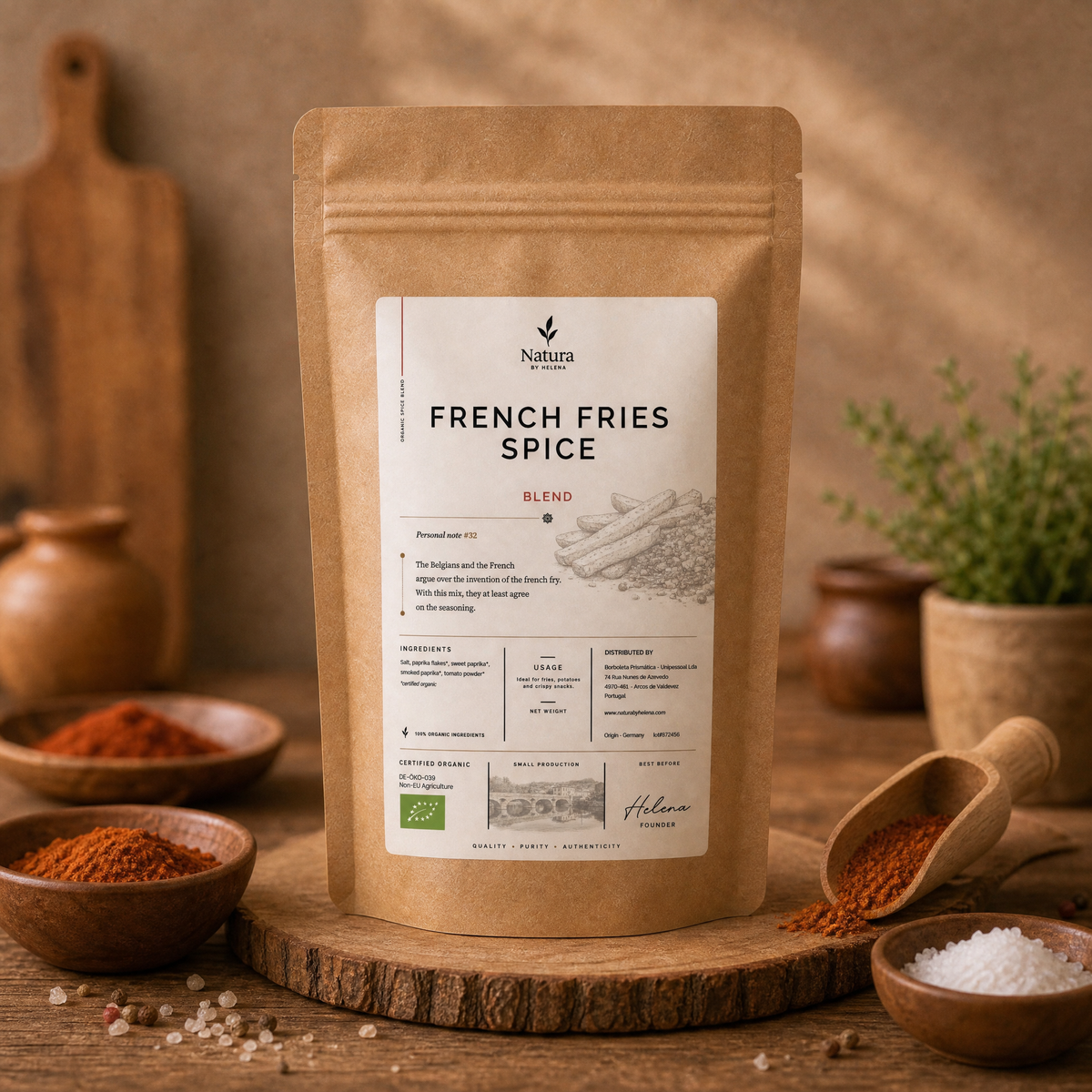 Mélange pour frites bio
