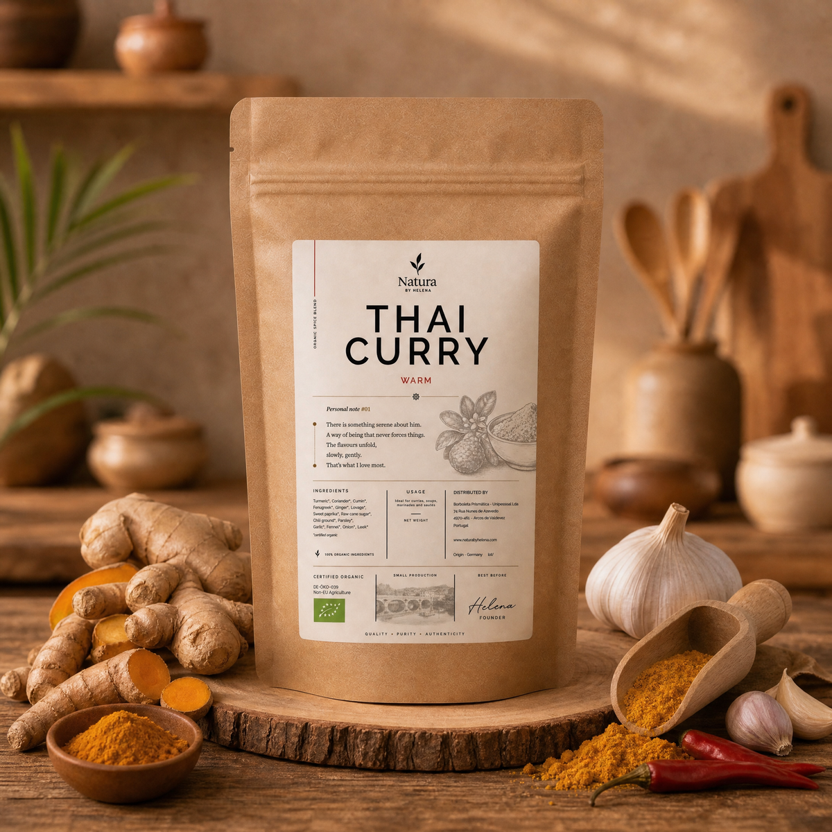Curry thaï bio